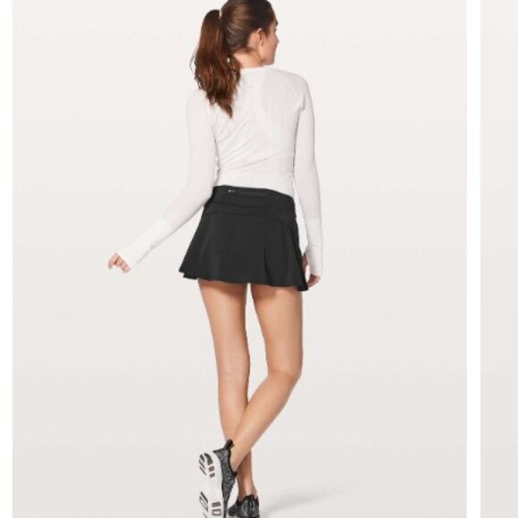 Lululemon Play Off The Pleats Skirt 13" - Black - Picture 2 of 9